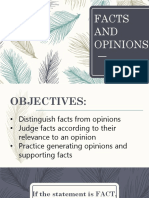 Eapp Lesson 6 Facts and Opinion