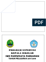 Program Supervisi Kepala Sekolah Tahun 2018-2019