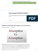 Difference Between Absorption and Adsorption (With Comparison Chart) - Bio Differences