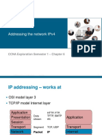 Addressing The Network Ipv4: Ccna Exploration Semester 1 - Chapter 6