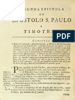 Novo Testamento Almeida 1693 - Segunta Epístola de Paulo a Timóteo