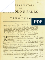 Novo Testamento Almeida 1693 - Primeira Epístola de Paulo A Timóteo