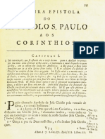 Novo Testamento Almeida 1693 - Primeira Epístola de Paulo Aos Coríntios