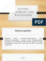 Capability and Willingness