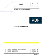 Cálculo de bandejas para subestación 138/13,8 kV