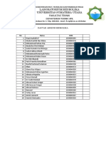 Daftar Absensi Hidrolika