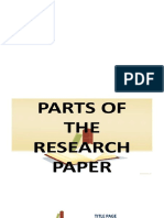 Parts of Research