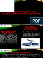 Incidencia del mercado internacional en Colombia