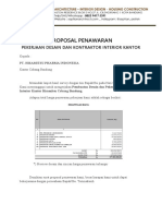 Proposal Penawaran Interior