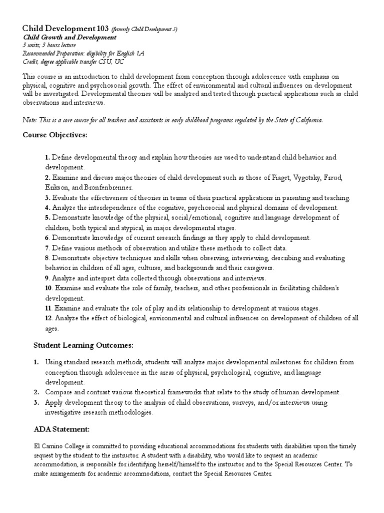 PDF PDF Developmental Psychology Child Development