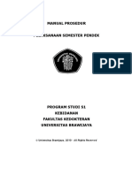 Manual Prosedur Pelaksanaan Semester Pendek