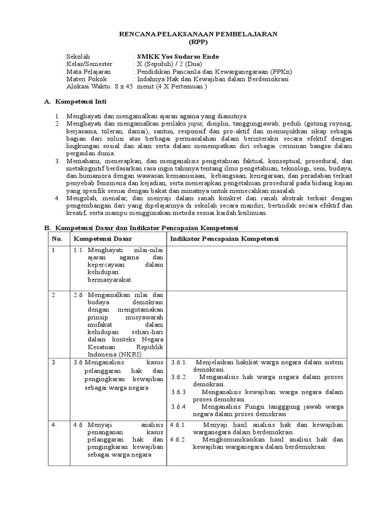 Bab 6 Indahnya Hak Dan Kewajiban Dalam Berdemokrasi