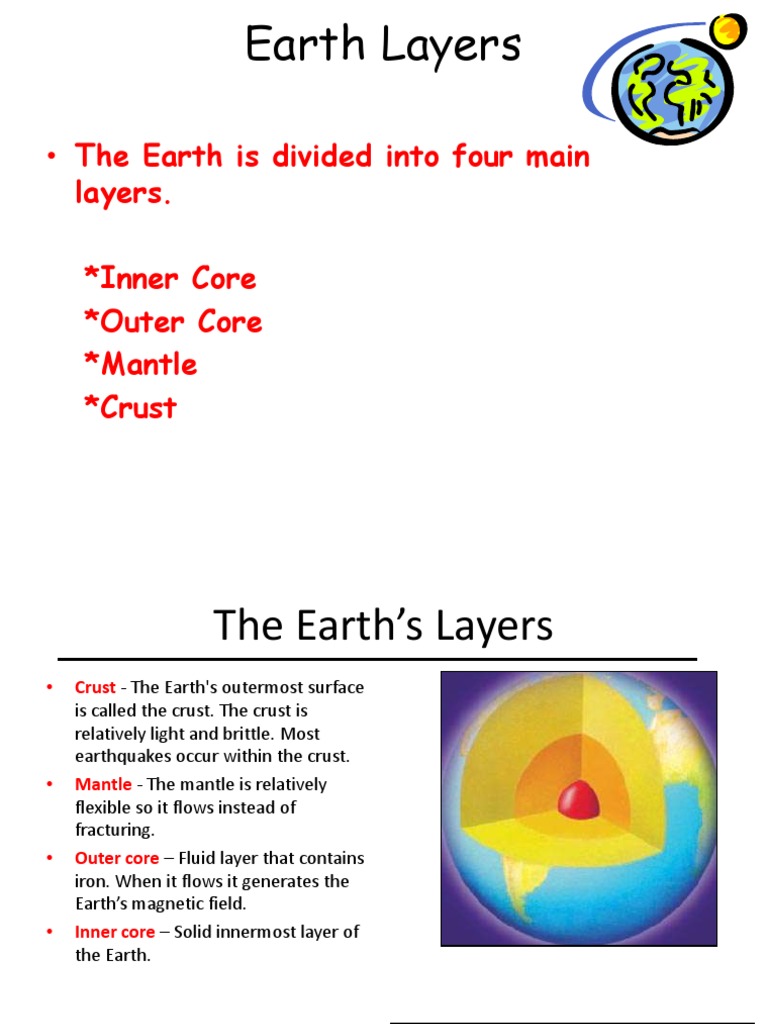 Understanding Earth's Four Layers | PDF | Structure Of The Earth ...
