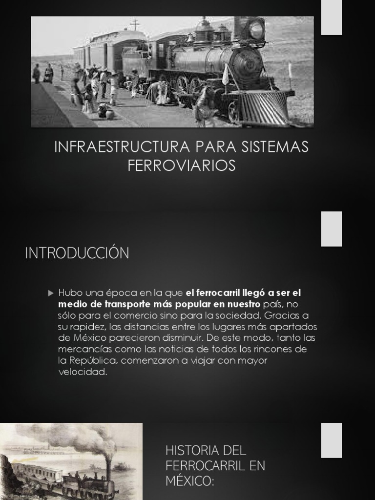 Historia Del Ferrocarril en México México Transporte ferroviario