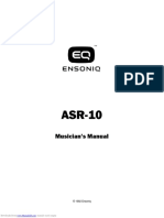 Ensoniq ASR-10 Manualism