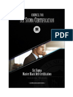 Six Sigma Master Black Belt Certification Training Manual CSSC 2018 06b