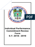 Individual Commitment Review Form