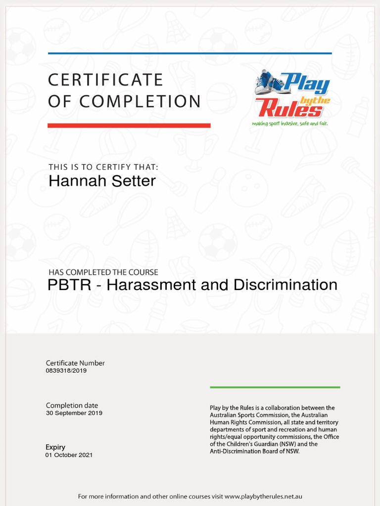 Play by the Rules Overview | PDF