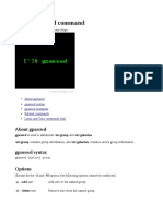 Gpasswd Command