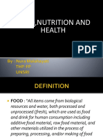 Food, Nutrition and Health