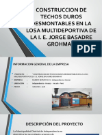 Construccion de Techos Duros Desmontables en La Losa