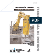 Pica Roca 150 4062 Rockbreaker Installation Manual Spanish PDF