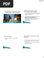 EPC Project Management Overview | PDF | Project Management | Procurement