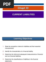 Chapt 23 Current Liabilities