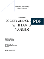 Society and Culture With Family Planning: National University