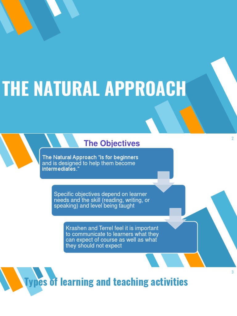 Natural Approach in Language Teaching | PDF | Psychological Concepts ...