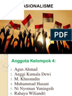 Nasionalisme Anggota Kelompok 4