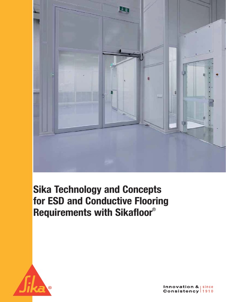 Esd and Conductive Flooring PDF Electrostatic Discharge Electric