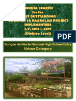 Urban Category: Surigao Del Norte National High School Entry