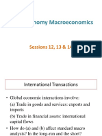 Macroeconomic Interactions in an Open Economy