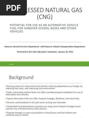 CNG Bus COnversion Proposal