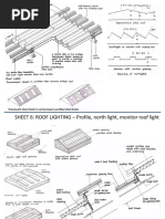 SHEET 6: ROOF LIGHTING - Profile, North Light, Monitor Roof Light