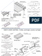 SHEET 6: ROOF LIGHTING - Profile, North Light, Monitor Roof Light