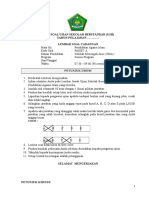 3 Soal Pai Cadangan Sma Paket A