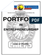 Portfolio: IN Entrepreneurship