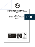 MV12 Protection Relays Manual