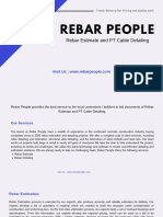 Rebar People - Rebar Estimate and PT Cable Detailing