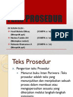 Teks Prosedur