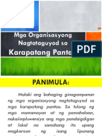 Mga Organisasyong Nagtataguyod Sa Karapatang Pantao Aralin 2