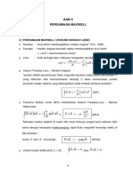 Bab Ii Persamaan Maxwell 2.1 Persamaan M PDF