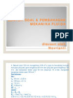 Contoh Soal Pembahasan Mekanika Fluida PDF