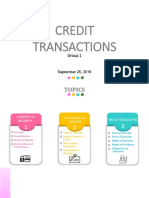 Credit Transactions: Group 1