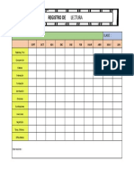 Ficha de Control de Lectura Totalmente Editable