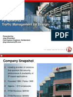 F5 Networks Traffic Management by Design: Presented By: Jürg Wiesmann Field System Engineer, Switzerland