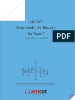 Employability report and personality development 