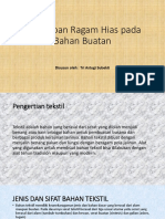 Penerapan Ragam Hias Pada Bahan Buatan